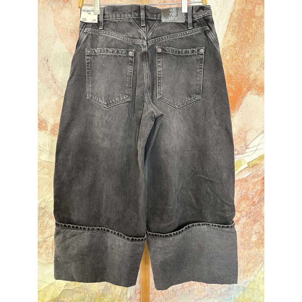 Free People Olsen Cuffed Crop Barrel Jeans - Picture 8 of 9